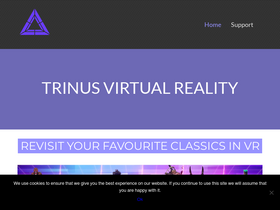 'trinusvirtualreality.com' screenshot