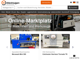 'werktuigen.de' screenshot