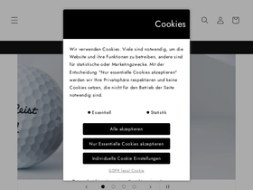 golfballversand.de homepage screenshot