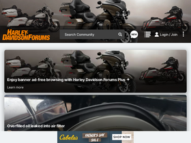 'harley-davidsonforums.com' screenshot