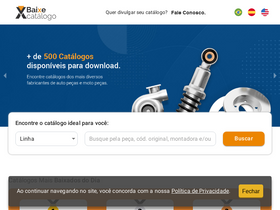 'baixecatalogo.com.br' screenshot