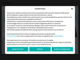 'hisense.it' screenshot