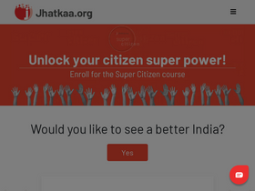 'jhatkaa.org' screenshot