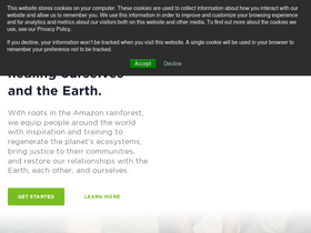 'pachamama.org' screenshot