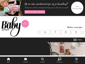 'babyopkomst.nl' screenshot