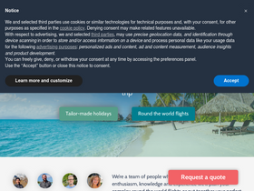 'travelnation.co.uk' screenshot