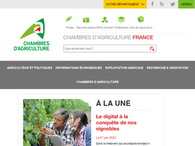'chambres-agriculture.fr' screenshot