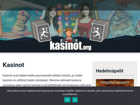 'kasinot.org' screenshot