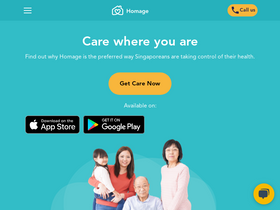 'homage.sg' screenshot