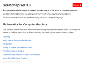 'scratchapixel.com' screenshot
