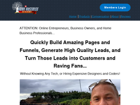 'thehomebusinessacademy.com' screenshot