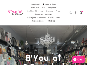 bdazzledshop.com homepage screenshot