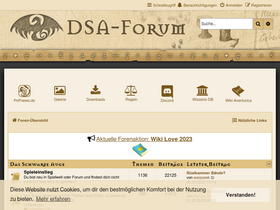 'dsaforum.de' screenshot