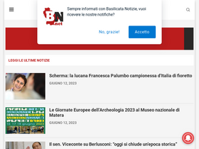 'basilicatanotizie.net' screenshot