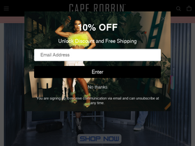 'caperobbin.com' screenshot