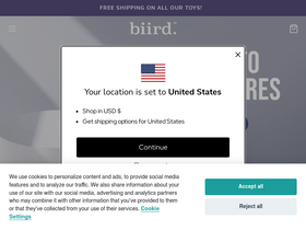 'biird.co' screenshot