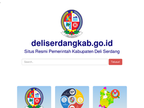 'deliserdangkab.go.id' screenshot