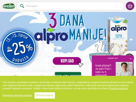 'encian.hr' screenshot