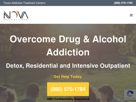 'novarecoverycenter.com' screenshot