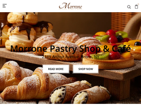 morronepastryshop.com homepage screenshot