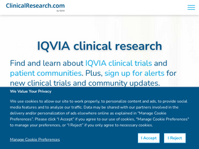 'clinicalresearch.com' screenshot