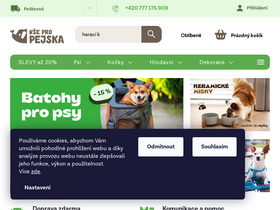 'vsepropejska.cz' screenshot