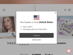 Lola's Lashes website screenshot