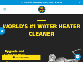 waterheatercleaner.com homepage screenshot