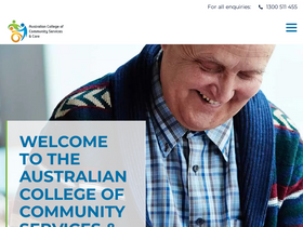 'accsc.com.au' screenshot