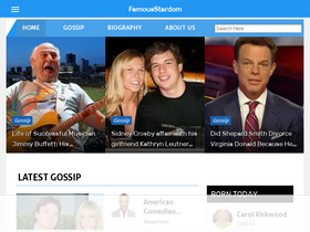 'famousstardom.com' screenshot