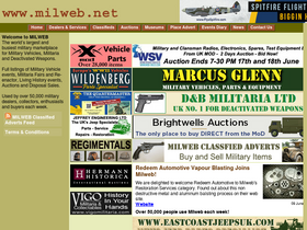 'milweb.net' screenshot