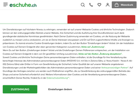 'eschuhe.ch' screenshot