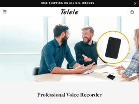 teleles.com homepage screenshot