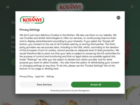 'kotanyi.com' screenshot