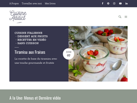 'cuisine-addict.com' screenshot