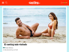 'casting.es' screenshot