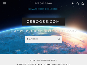 zeboose.net homepage screenshot