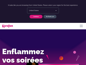 'karafun.fr' screenshot