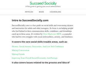 'succeedsocially.com' screenshot
