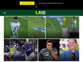 'la10.com.co' screenshot