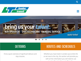 'londontransit.ca' screenshot
