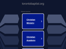 torontobaptist.org