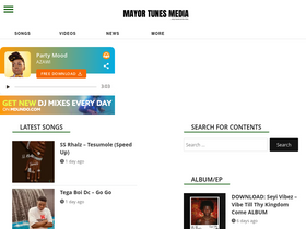 'mayortunes.com' screenshot