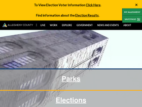 'alleghenycounty.us' screenshot