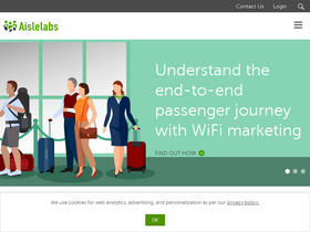 'aislelabs.com' screenshot