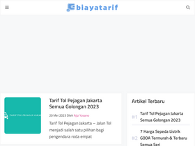 'biayatarif.com' screenshot
