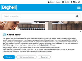 'beghelli.it' screenshot