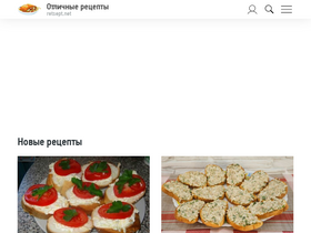 'retsept.net' screenshot