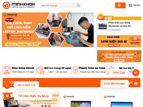 'minhkhoa.com.vn' screenshot
