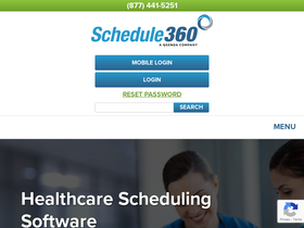 'schedule360.com' screenshot